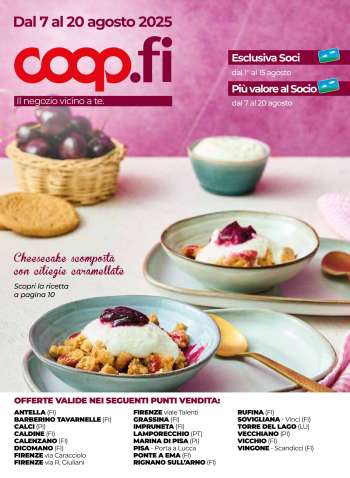 Volantino Coop - 7/8/2025 - 20/8/2025.