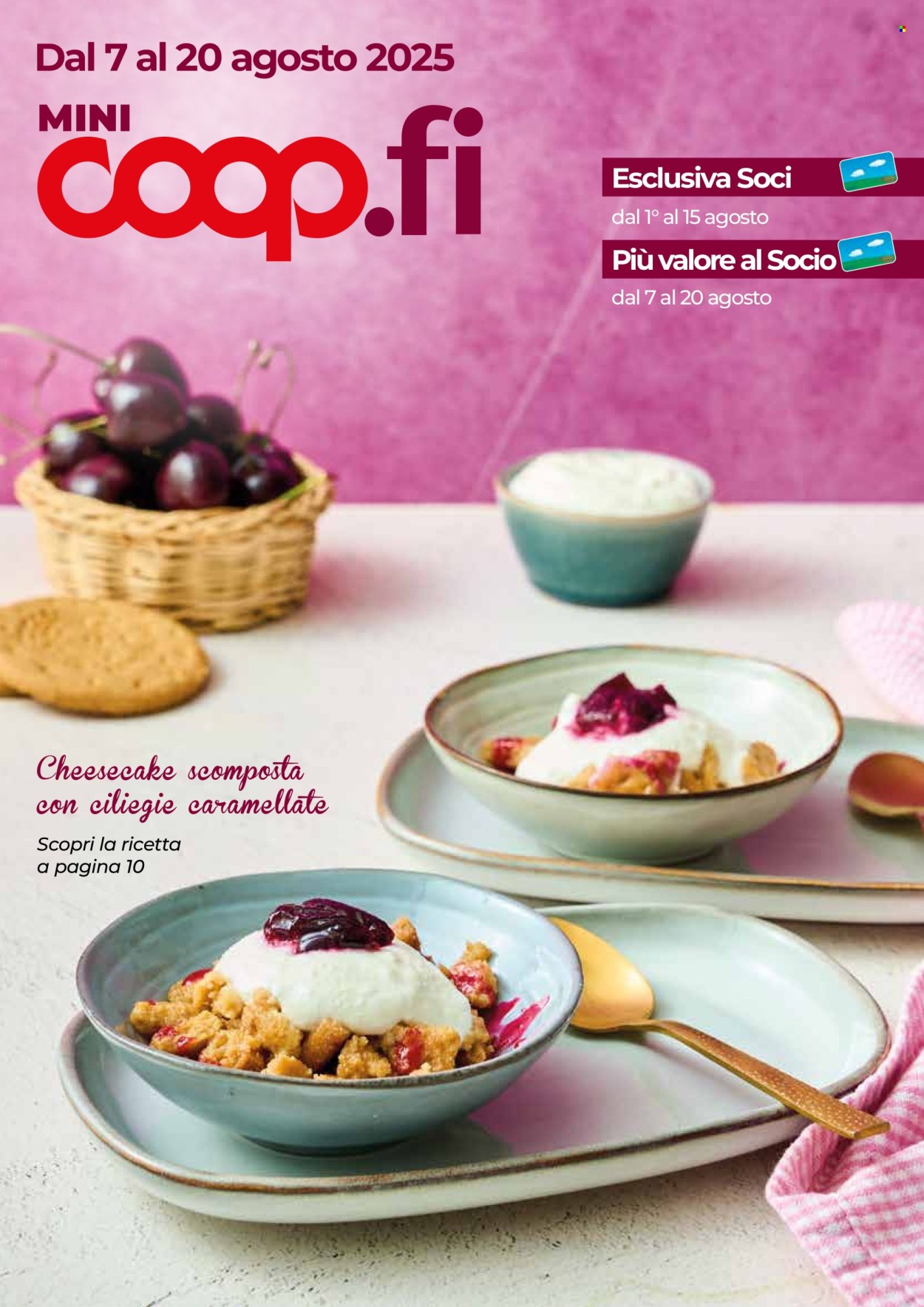 Volantino Coop - 7/8/2025 - 20/8/2025. Pagina 1