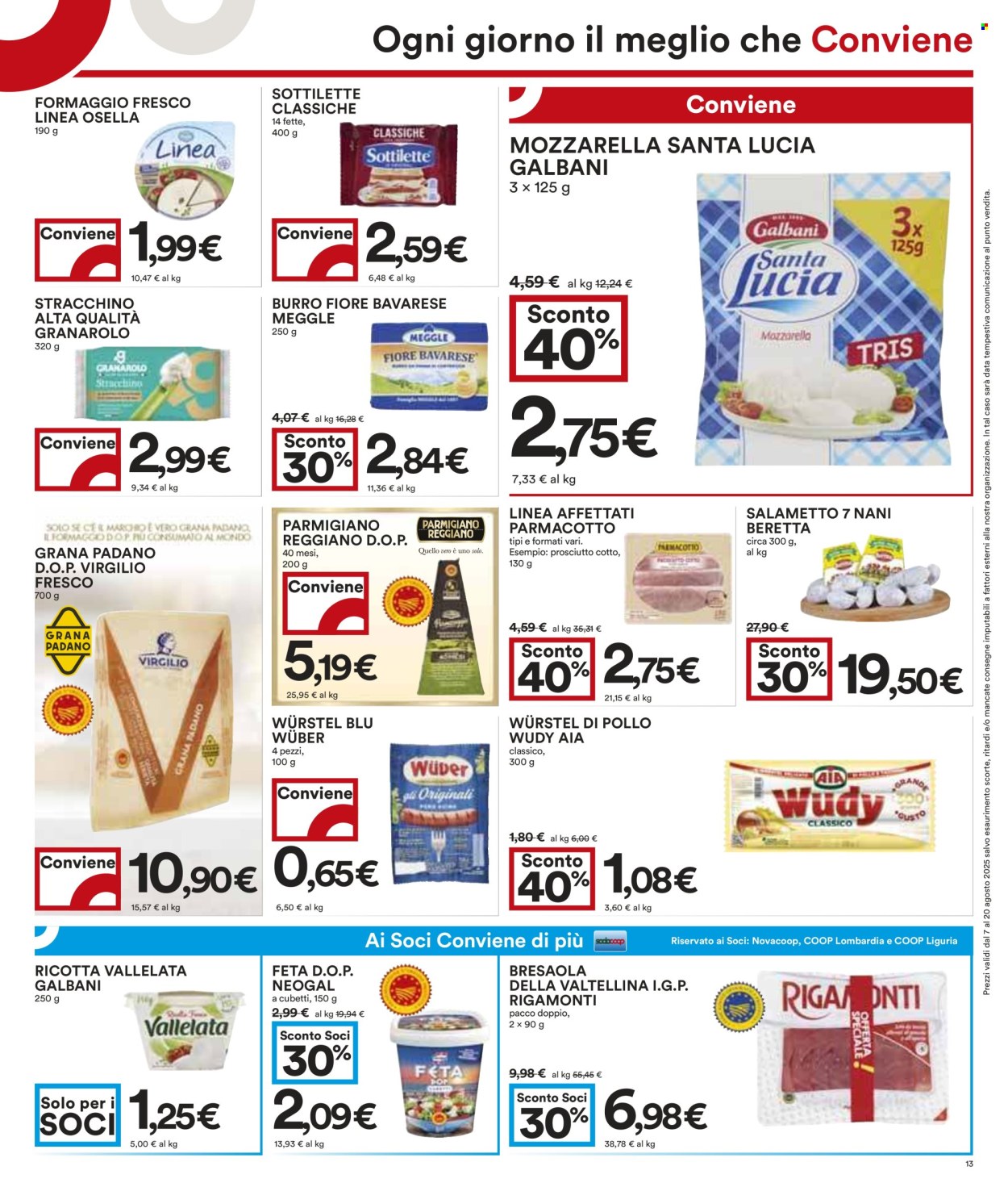 Volantino Coop - 7/8/2025 - 20/8/2025. Pagina 13