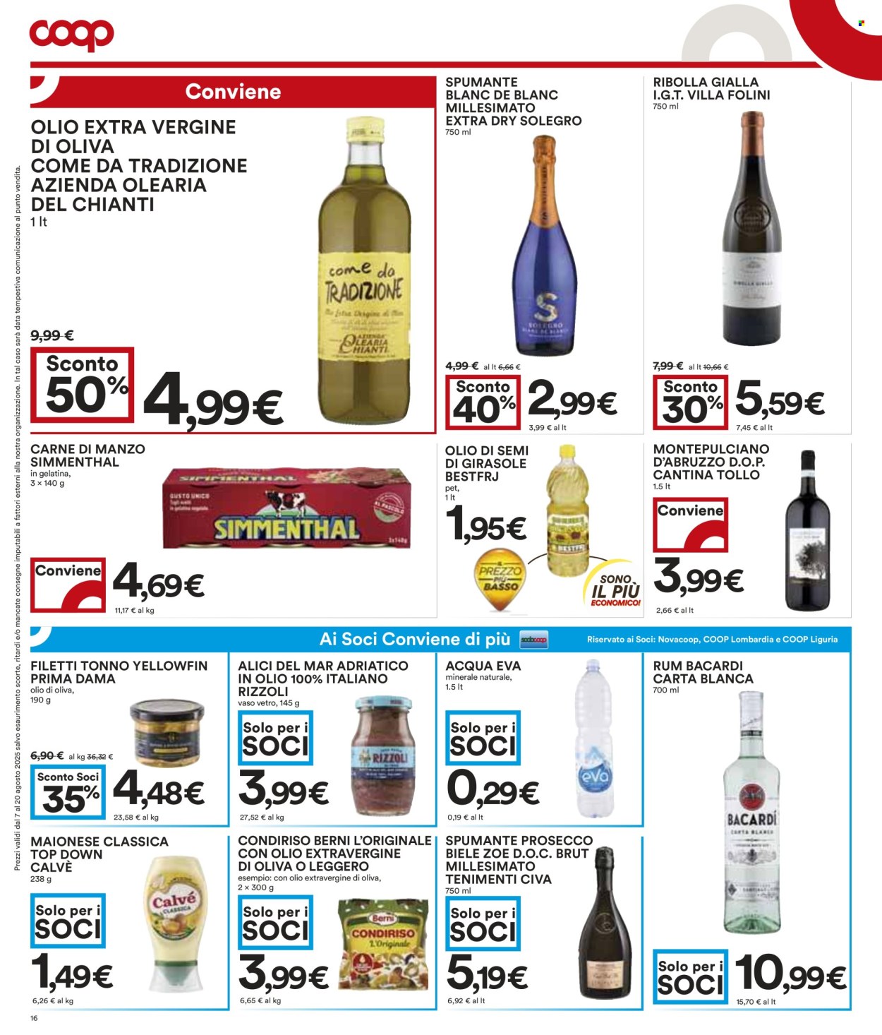 Volantino Coop - 7/8/2025 - 20/8/2025. Pagina 16