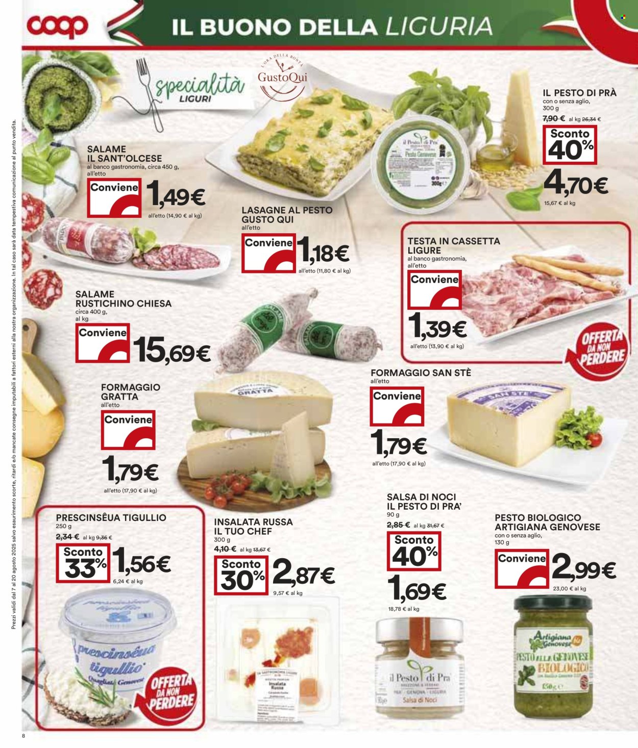 Volantino Coop - 7/8/2025 - 20/8/2025. Pagina 8