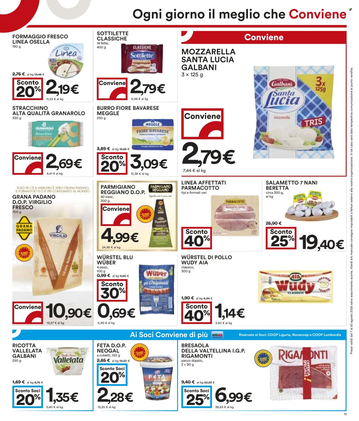 Volantino Coop - 7/8/2025 - 20/8/2025. Pagina 13