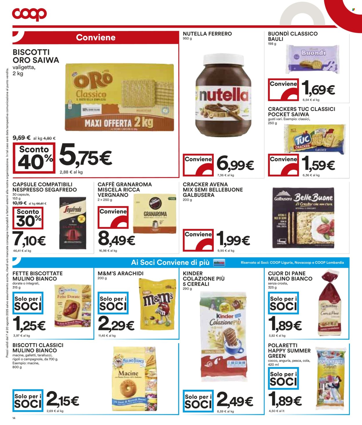 Volantino Coop - 7/8/2025 - 20/8/2025. Pagina 14