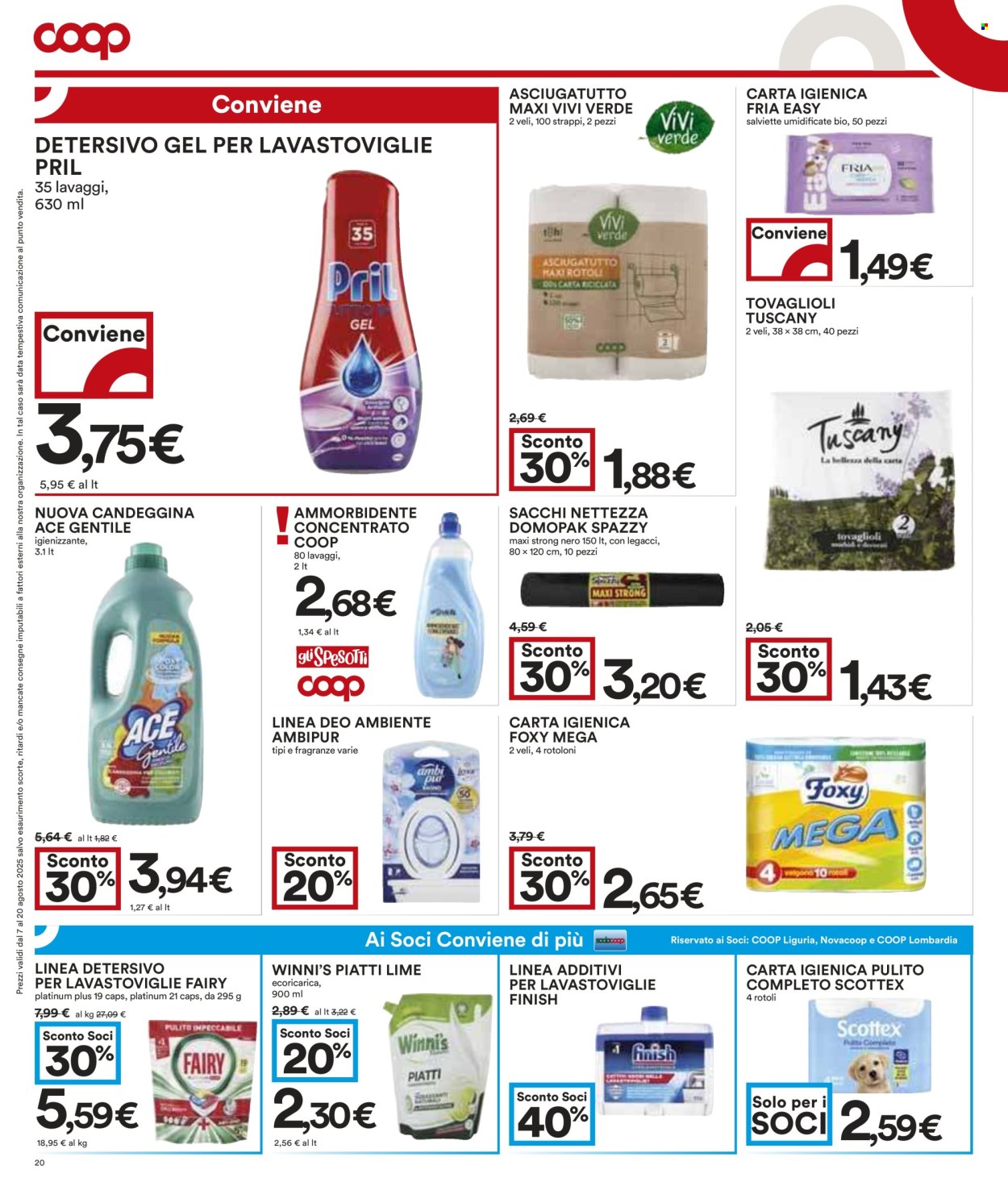 Volantino Coop - 7/8/2025 - 20/8/2025. Pagina 20