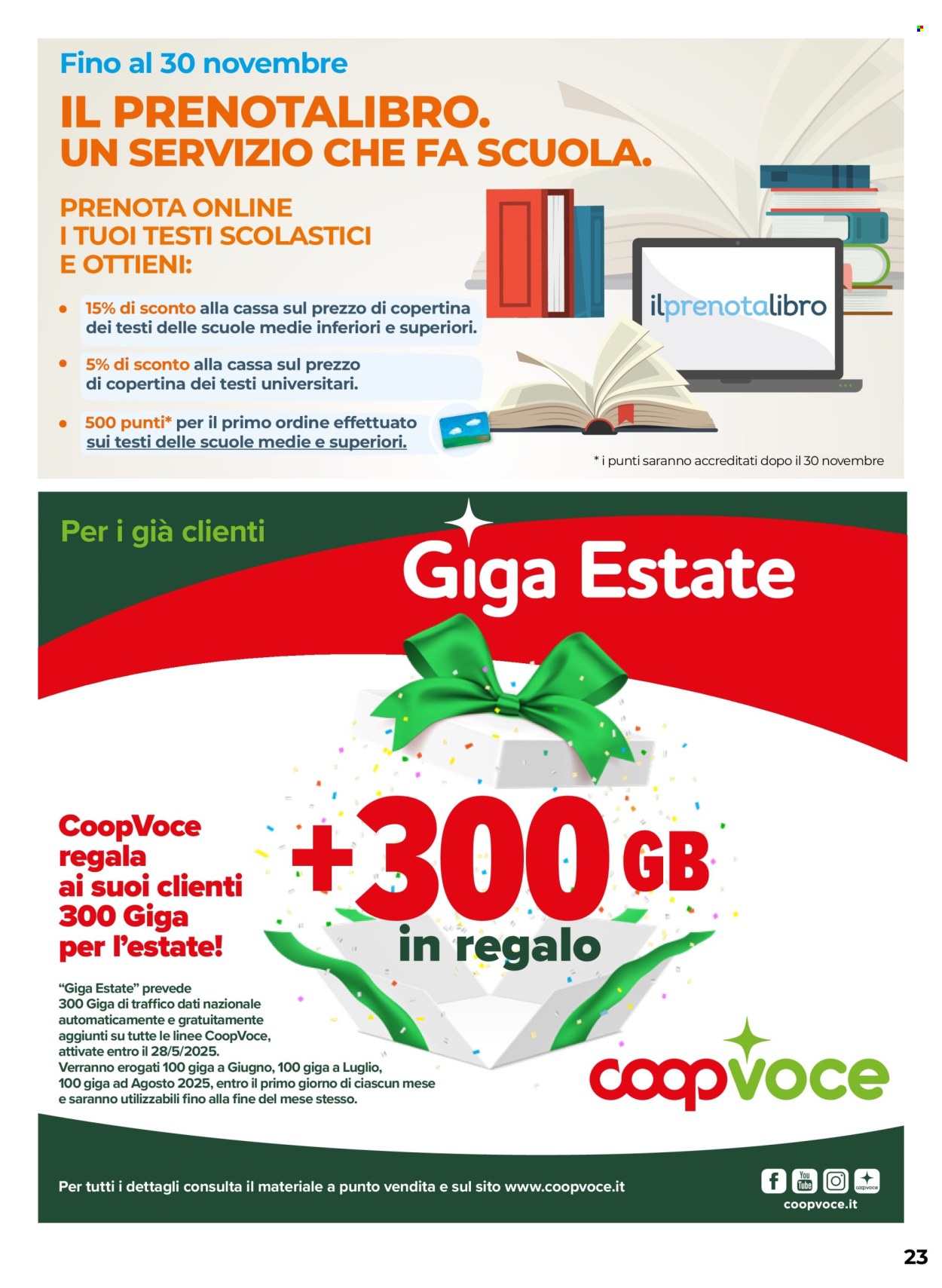 Volantino Coop - 7/8/2025 - 20/8/2025. Pagina 23