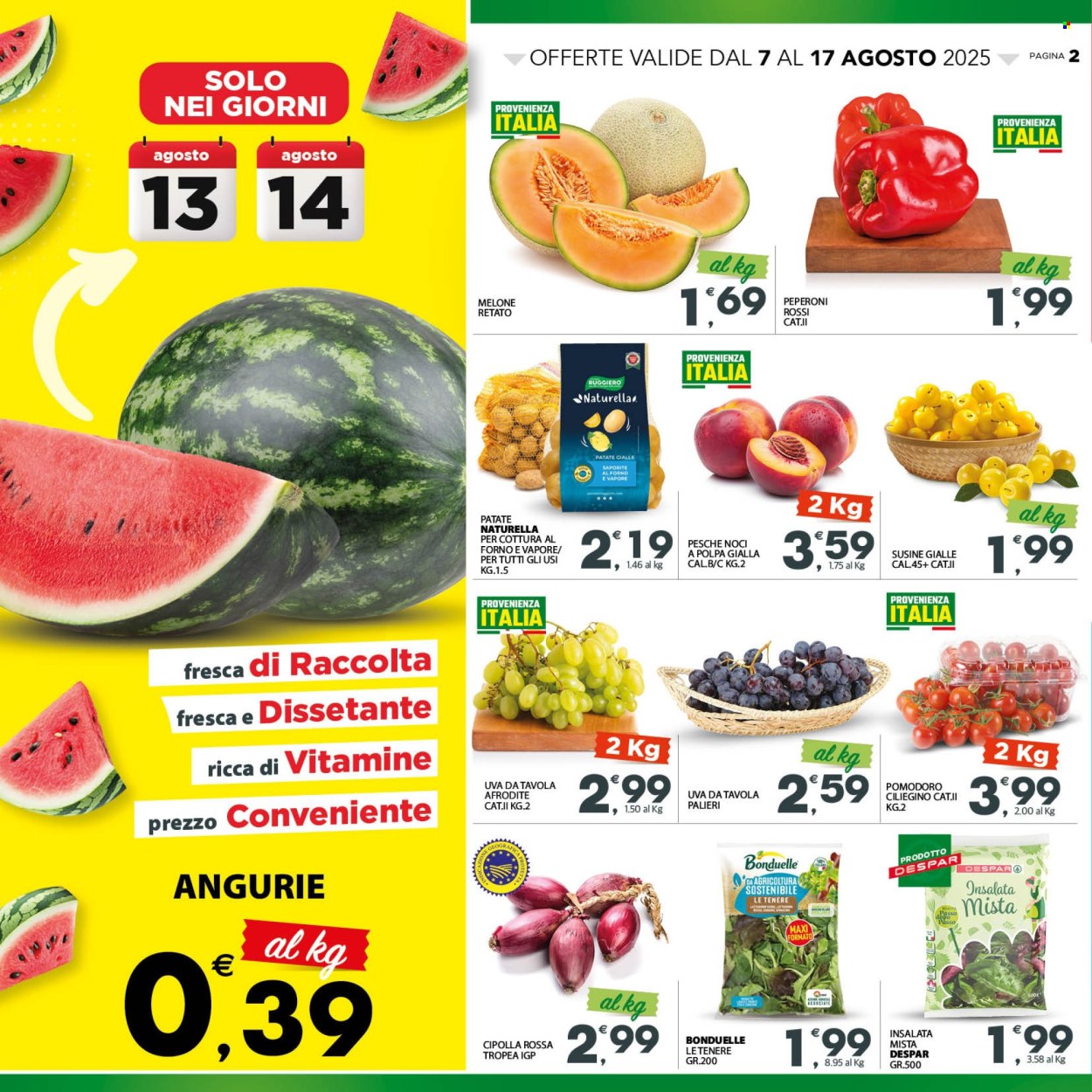 Volantino Despar - 7/8/2025 - 17/8/2025. Pagina 2