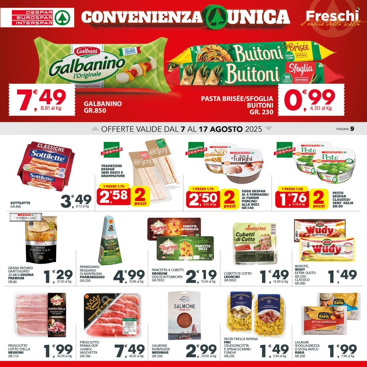 Volantino Despar - 7/8/2025 - 17/8/2025. Pagina 9