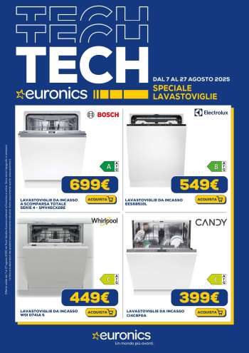 Volantino Euronics - 7/8/2025 - 27/8/2025.