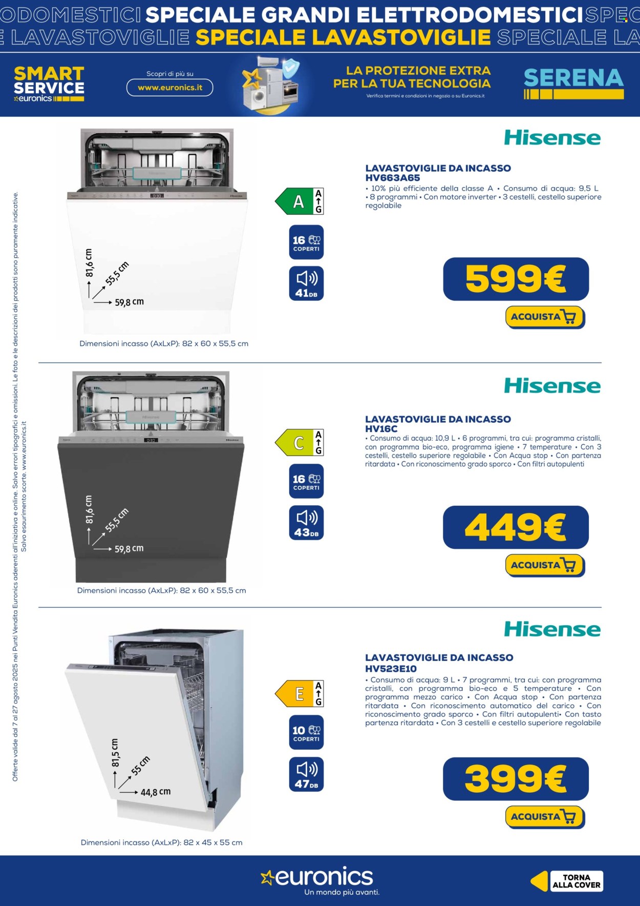 Volantino Euronics - 7/8/2025 - 27/8/2025. Pagina 7