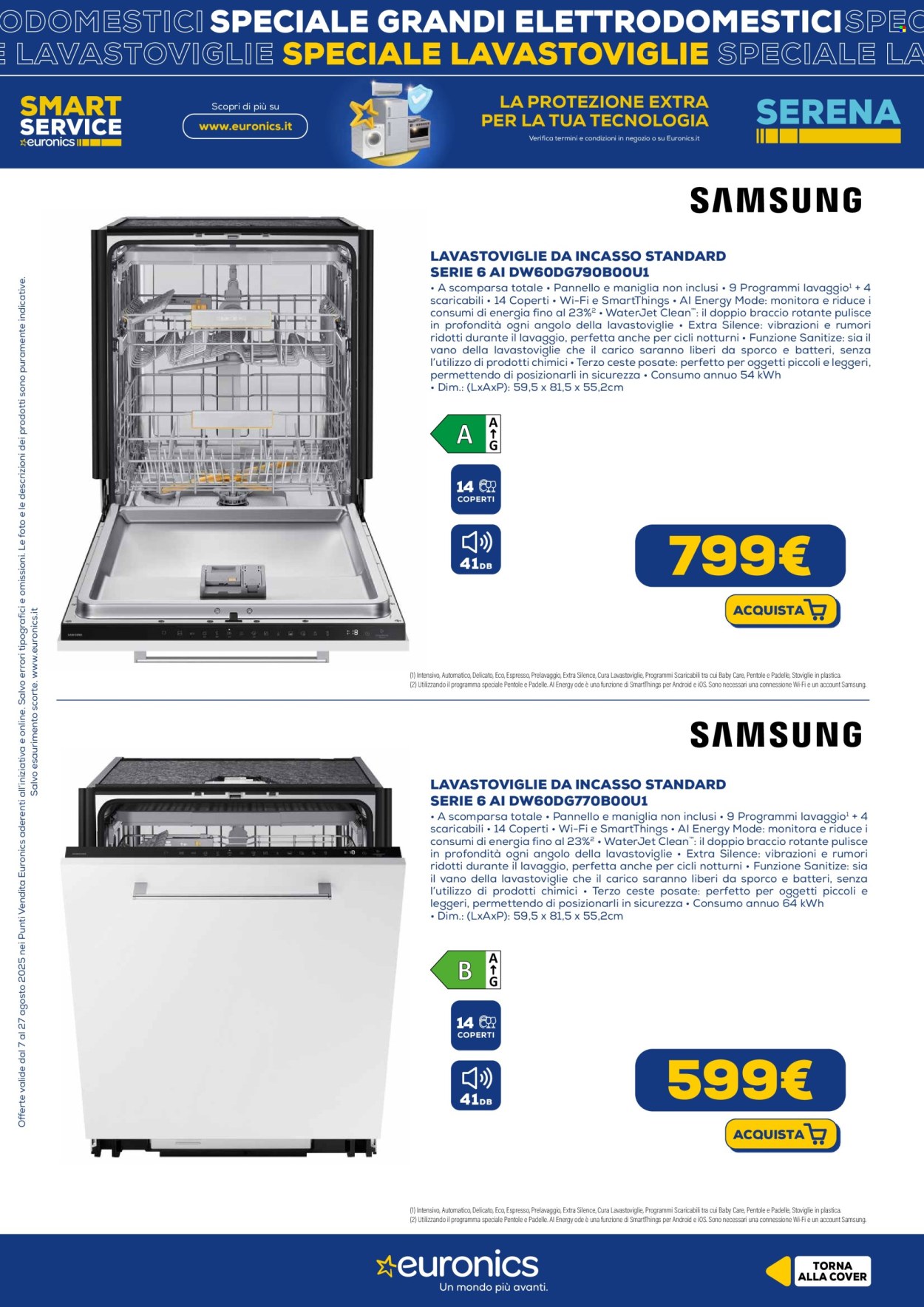 Volantino Euronics - 7/8/2025 - 27/8/2025. Pagina 10