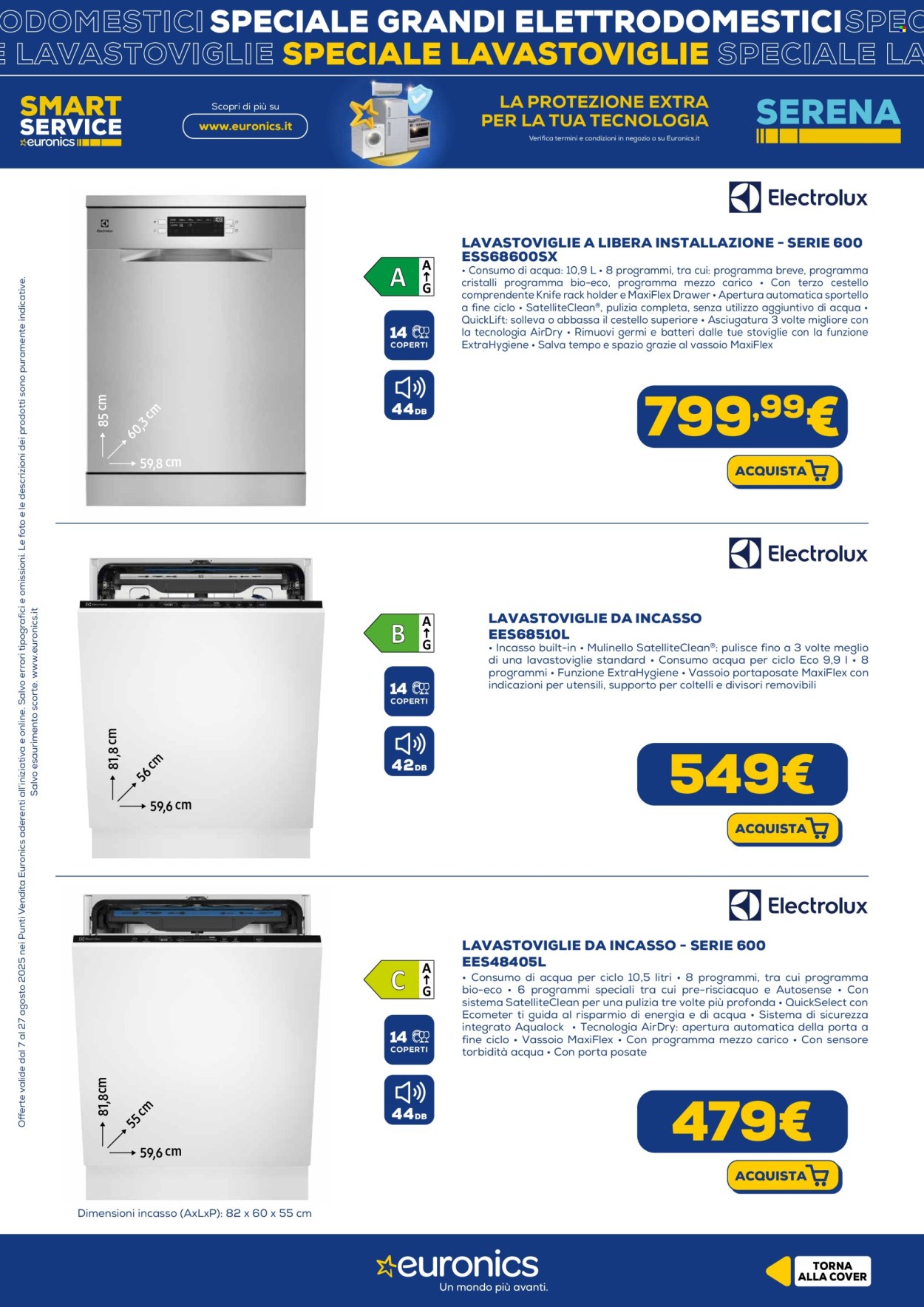 Volantino Euronics - 7/8/2025 - 27/8/2025. Pagina 11