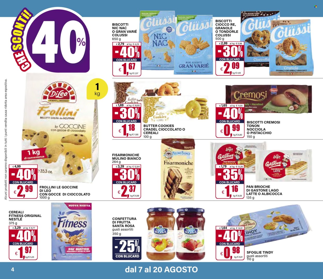 Volantino Il Gigante - 7/8/2025 - 20/8/2025. Pagina 4