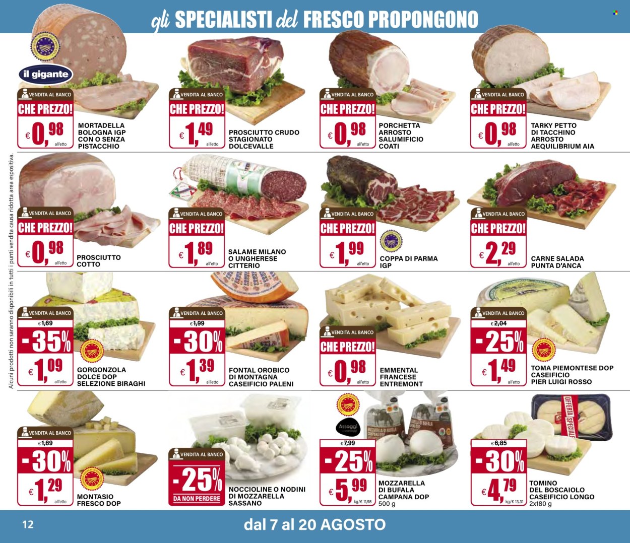 Volantino Il Gigante - 7/8/2025 - 20/8/2025. Pagina 12
