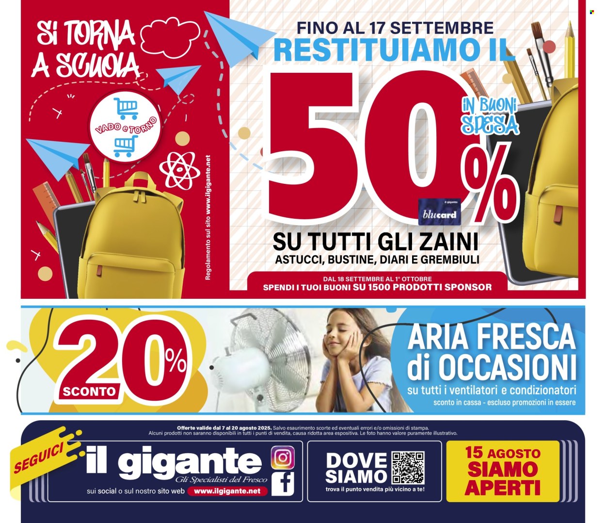 Volantino Il Gigante - 7/8/2025 - 20/8/2025. Pagina 30