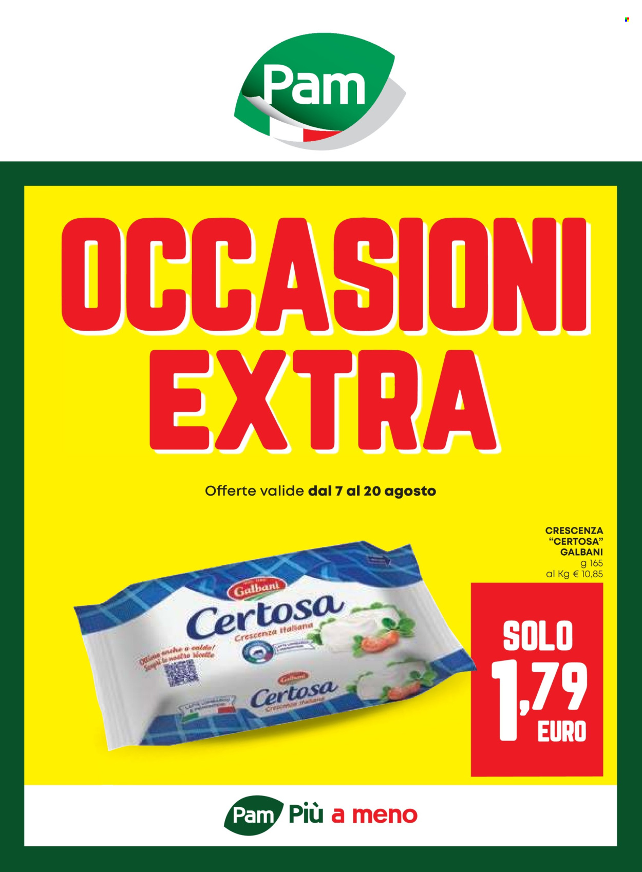 Volantino Pam Panorama - 7/8/2025 - 20/8/2025. Pagina 1