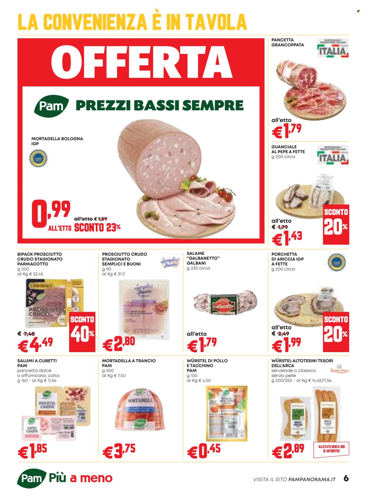 Volantino Pam Panorama - 7/8/2025 - 20/8/2025. Pagina 6