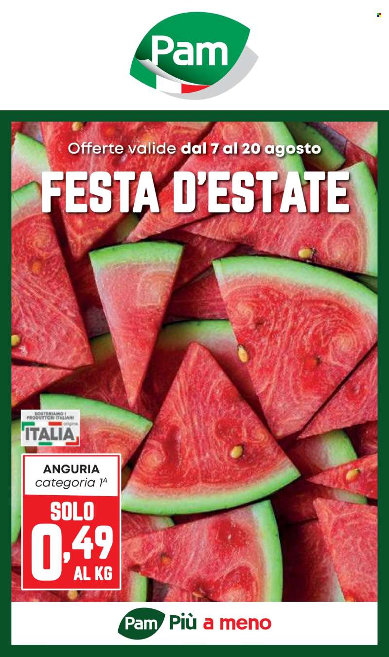 Volantino Pam Panorama - 7/8/2025 - 20/8/2025.