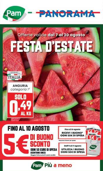 Volantino Pam Panorama - 7/8/2025 - 20/8/2025.