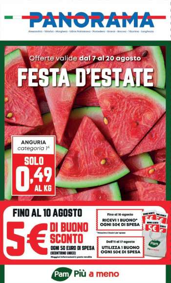 Volantino Panorama - 7/8/2025 - 20/8/2025.
