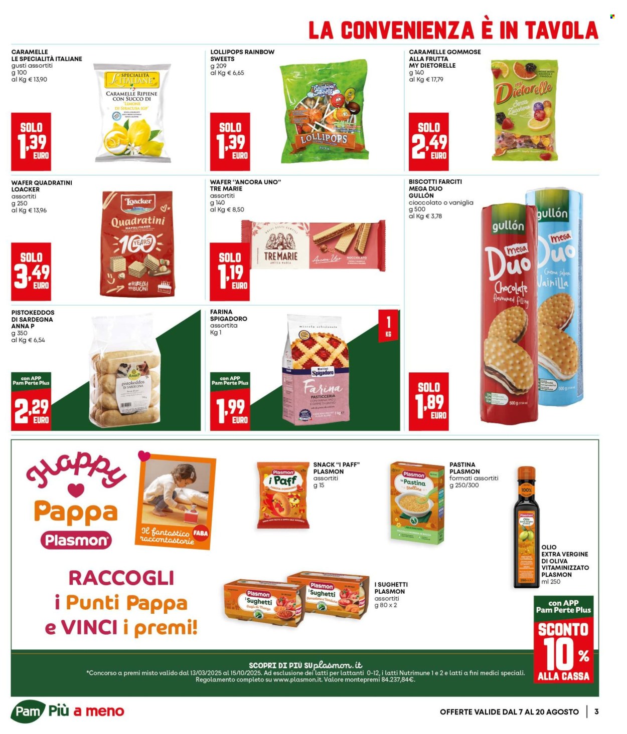 Volantino Pam Panorama - 7/8/2025 - 20/8/2025. Pagina 3