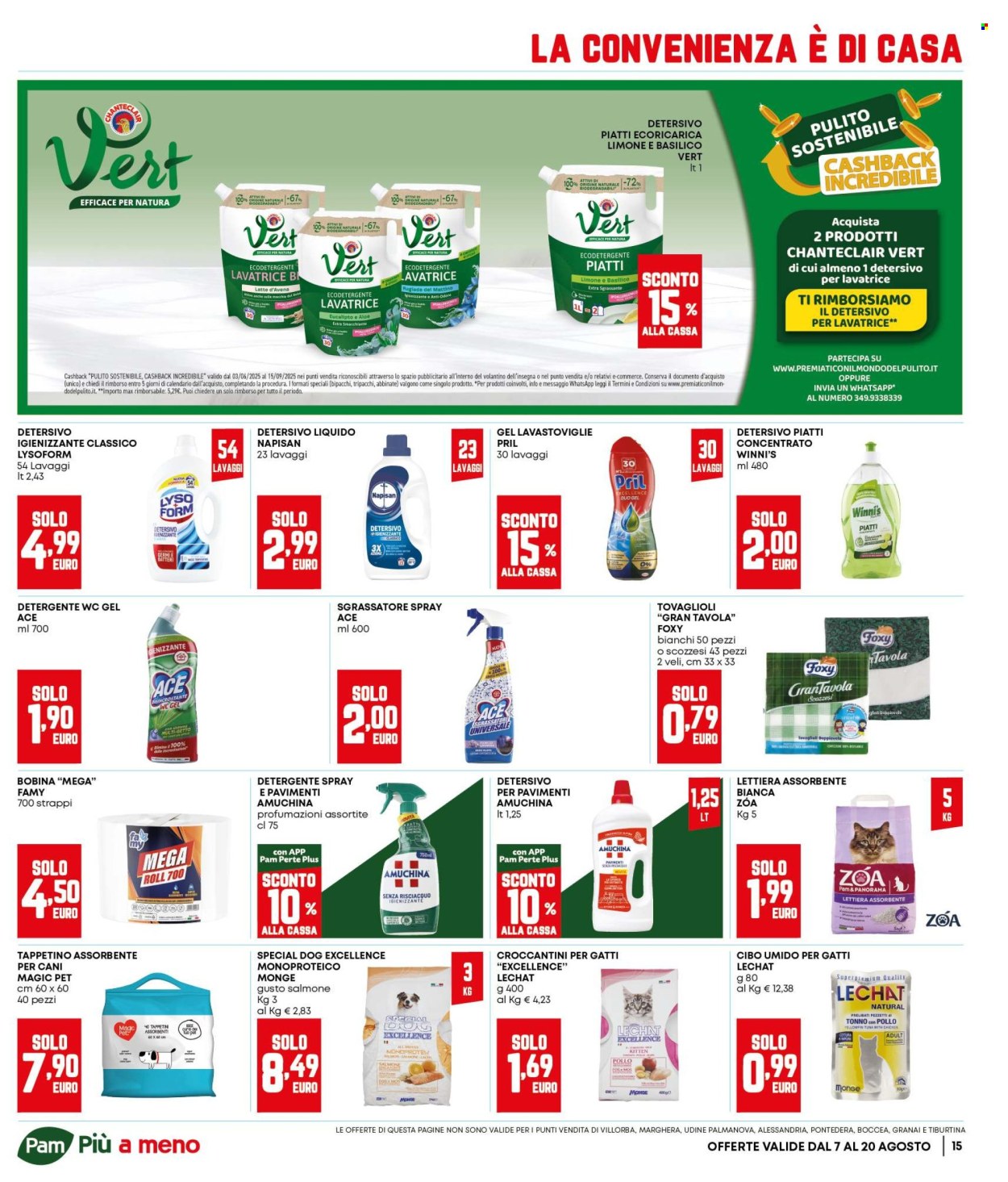 Volantino Pam Panorama - 7/8/2025 - 20/8/2025. Pagina 15