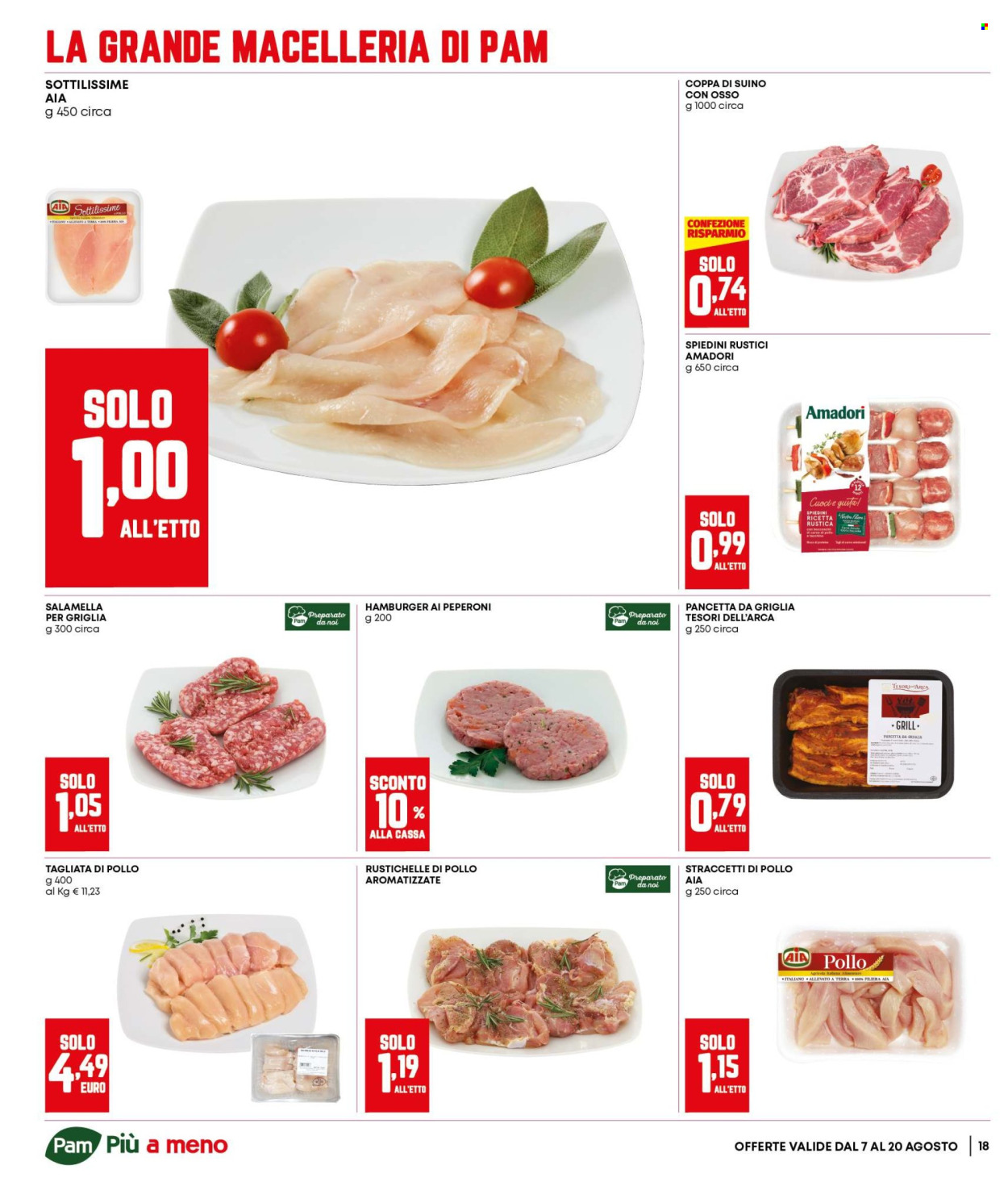 Volantino Pam Panorama - 7/8/2025 - 20/8/2025. Pagina 18