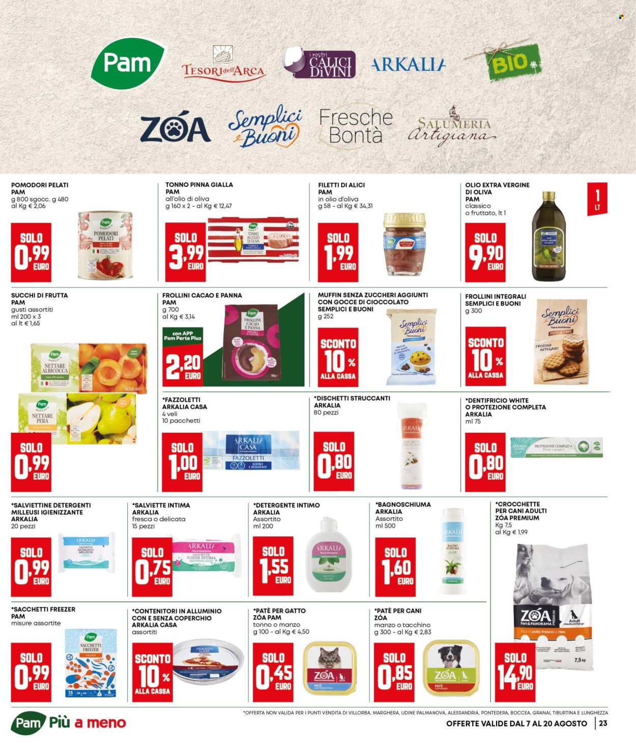 Volantino Pam Panorama - 7/8/2025 - 20/8/2025. Pagina 23