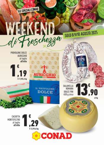 Volantino Conad - 8/8/2025 - 10/8/2025.