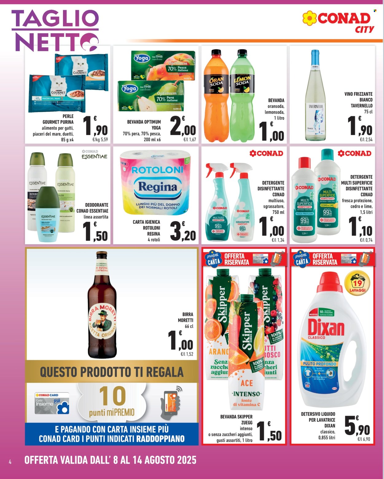 Volantino Conad - 8/8/2025 - 14/8/2025. Pagina 4