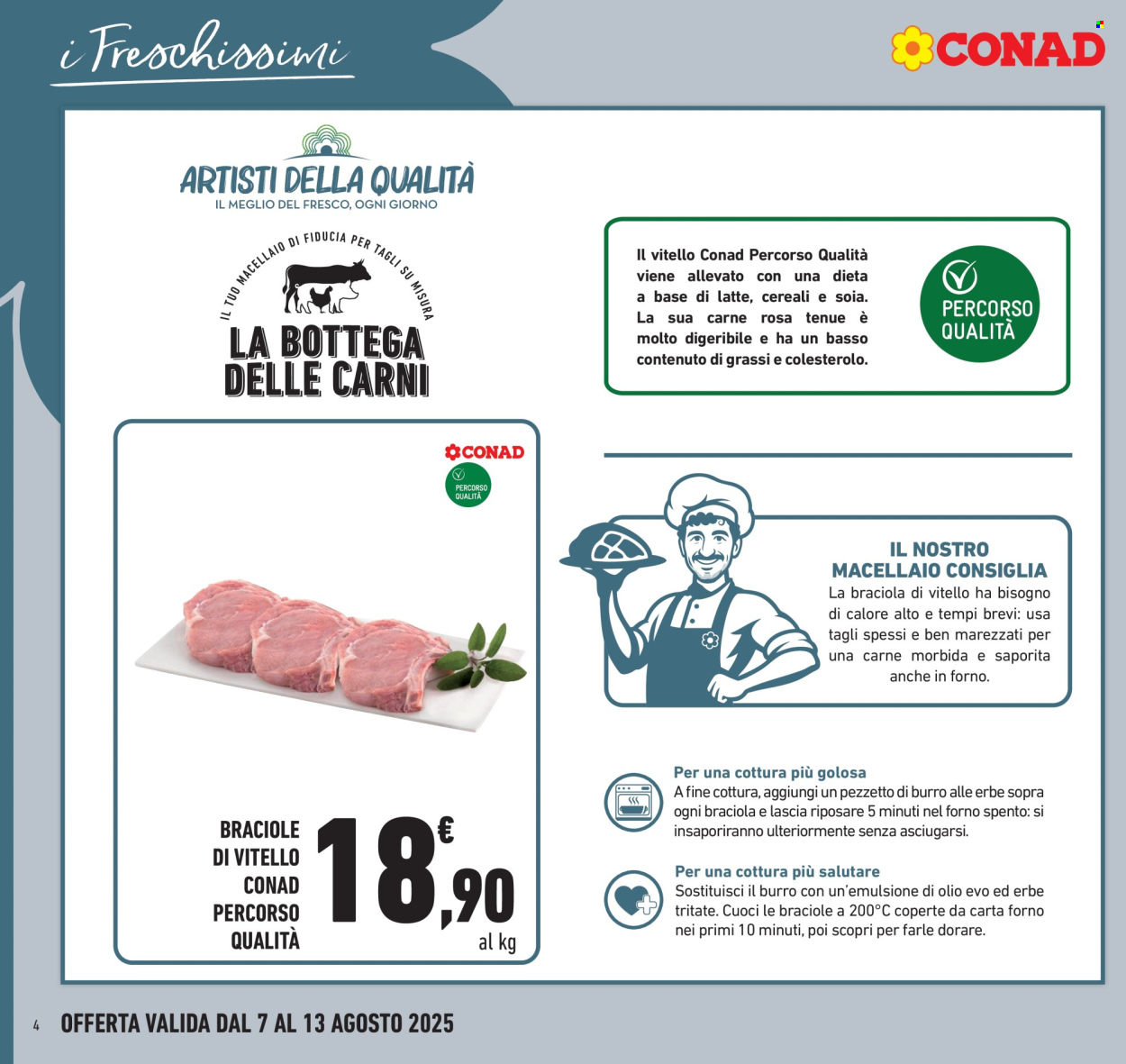 Volantino Conad - 7/8/2025 - 13/8/2025. Pagina 4