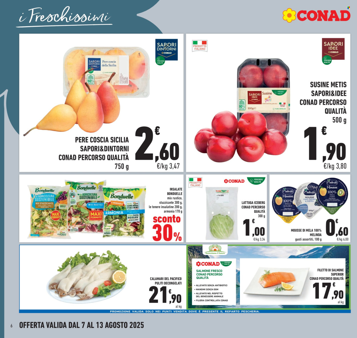 Volantino Conad - 7/8/2025 - 13/8/2025. Pagina 6