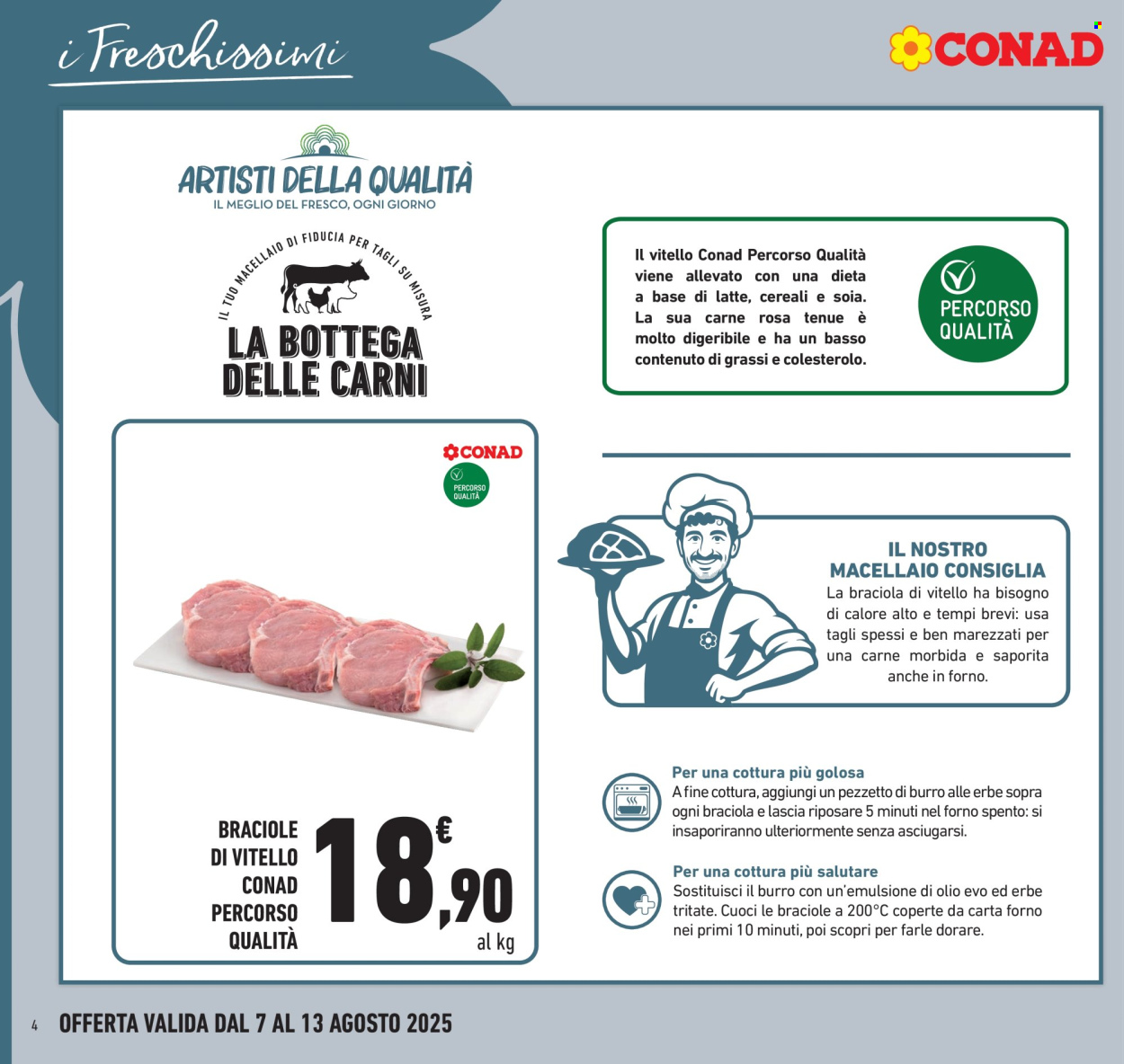 Volantino Conad - 7/8/2025 - 13/8/2025. Pagina 4