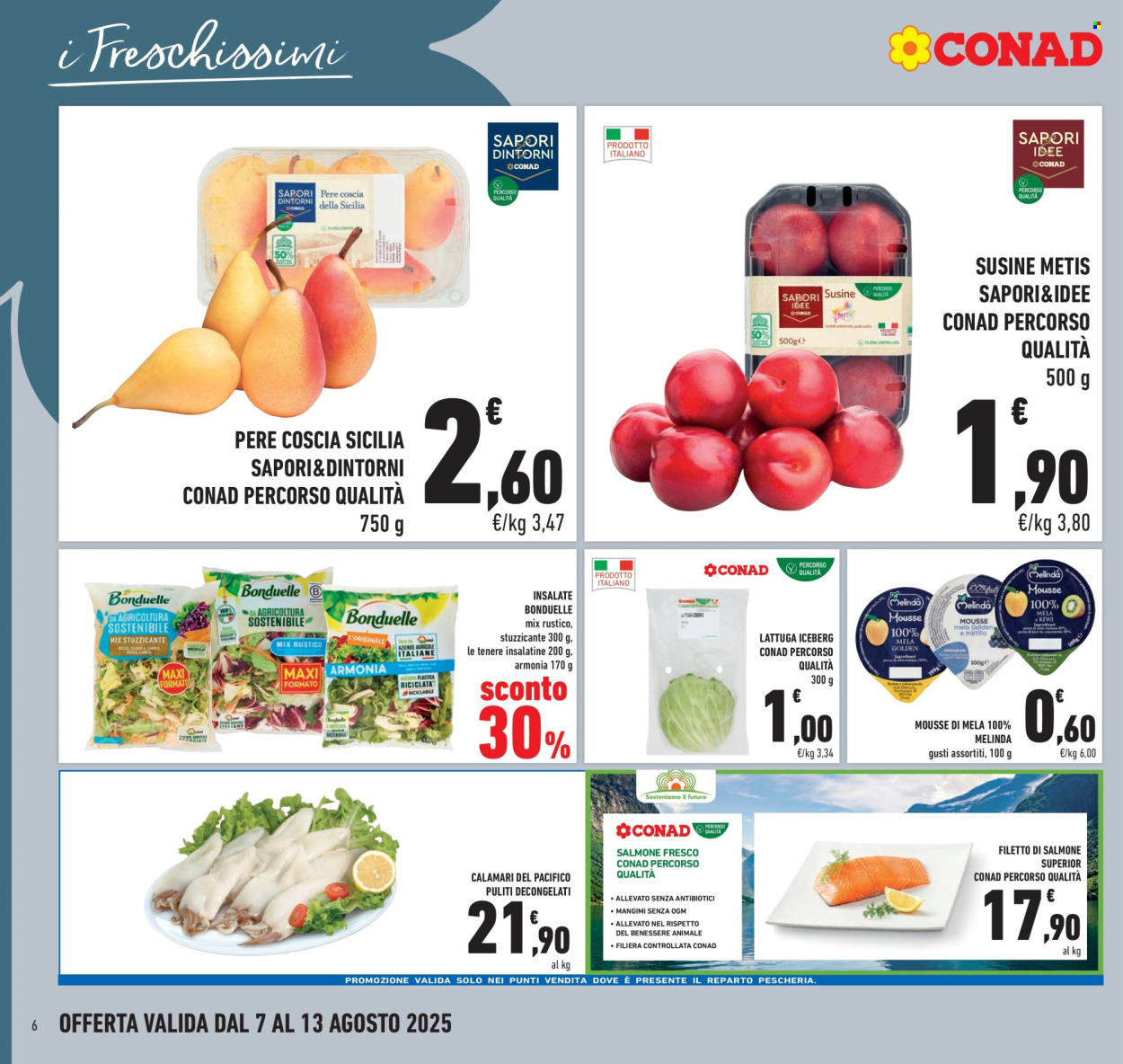 Volantino Conad - 7/8/2025 - 13/8/2025. Pagina 6