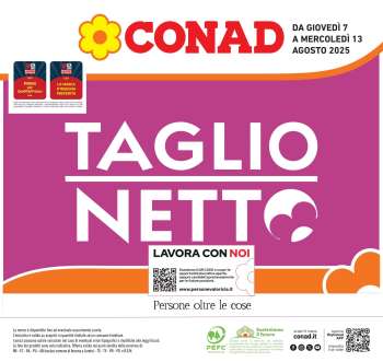 Volantino Conad - 7/8/2025 - 13/8/2025.