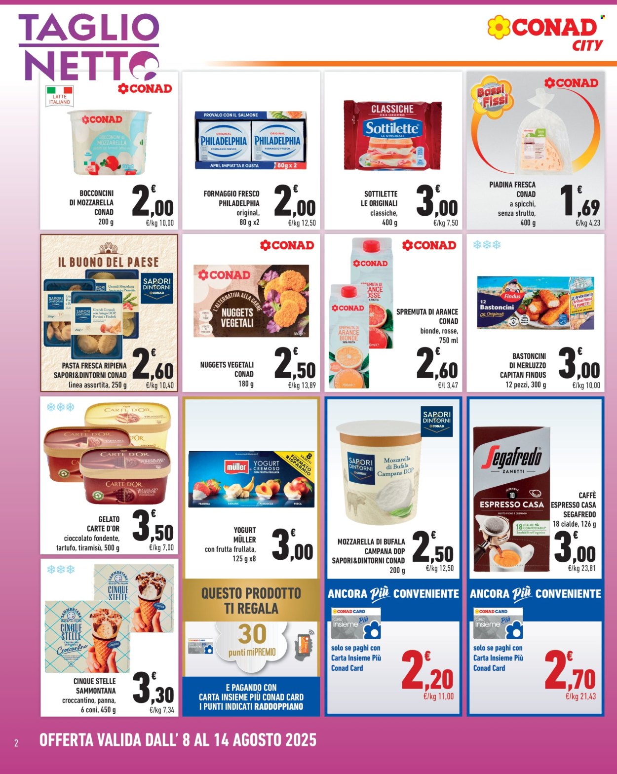 Volantino Conad City - 8/8/2025 - 14/8/2025. Pagina 2