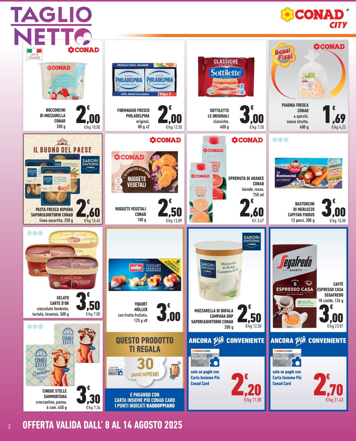 Volantino Conad City - 8/8/2025 - 14/8/2025. Pagina 2