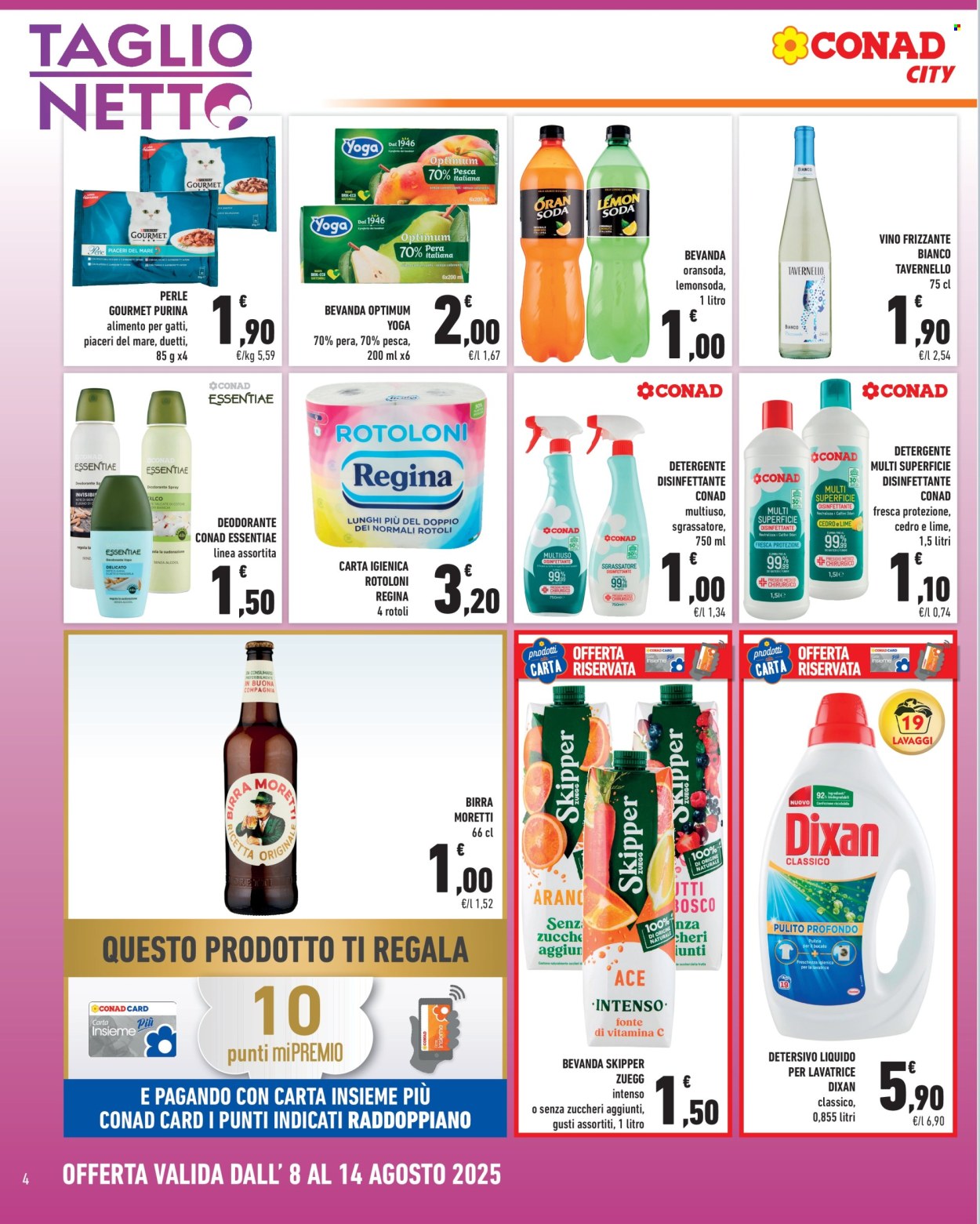 Volantino Conad City - 8/8/2025 - 14/8/2025. Pagina 4