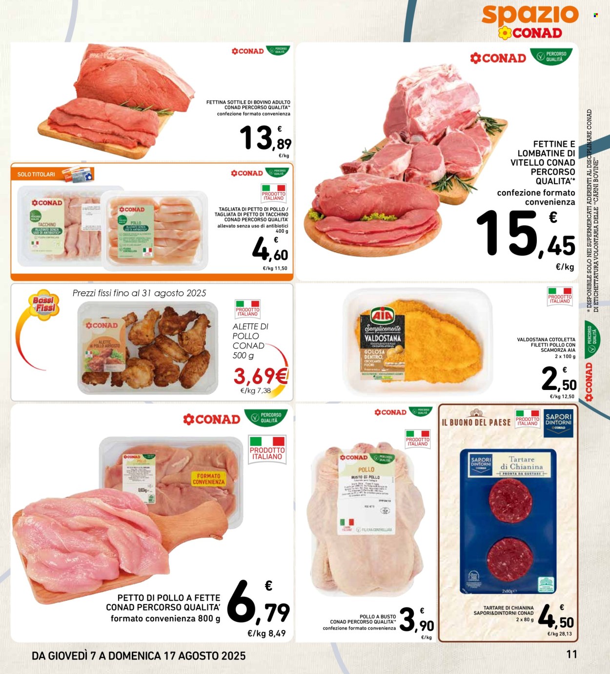 Volantino Spazio Conad - 7/8/2025 - 17/8/2025. Pagina 11