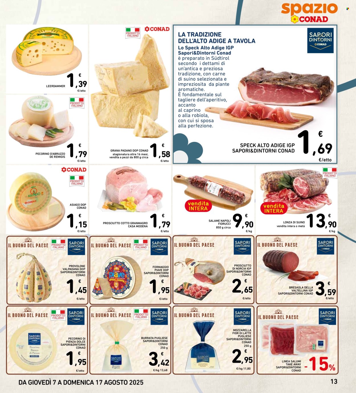 Volantino Spazio Conad - 7/8/2025 - 17/8/2025. Pagina 13
