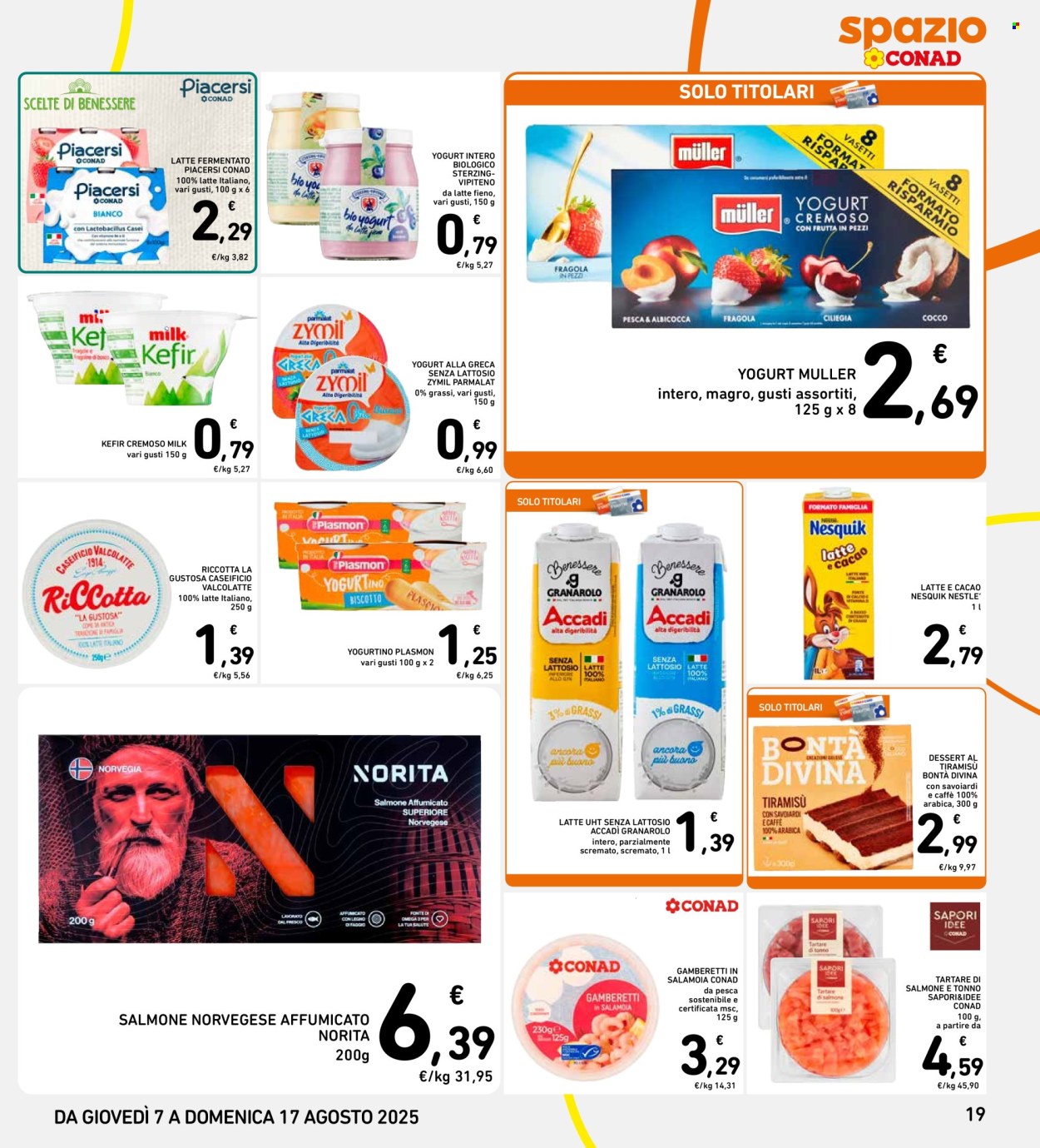 Volantino Spazio Conad - 7/8/2025 - 17/8/2025. Pagina 19