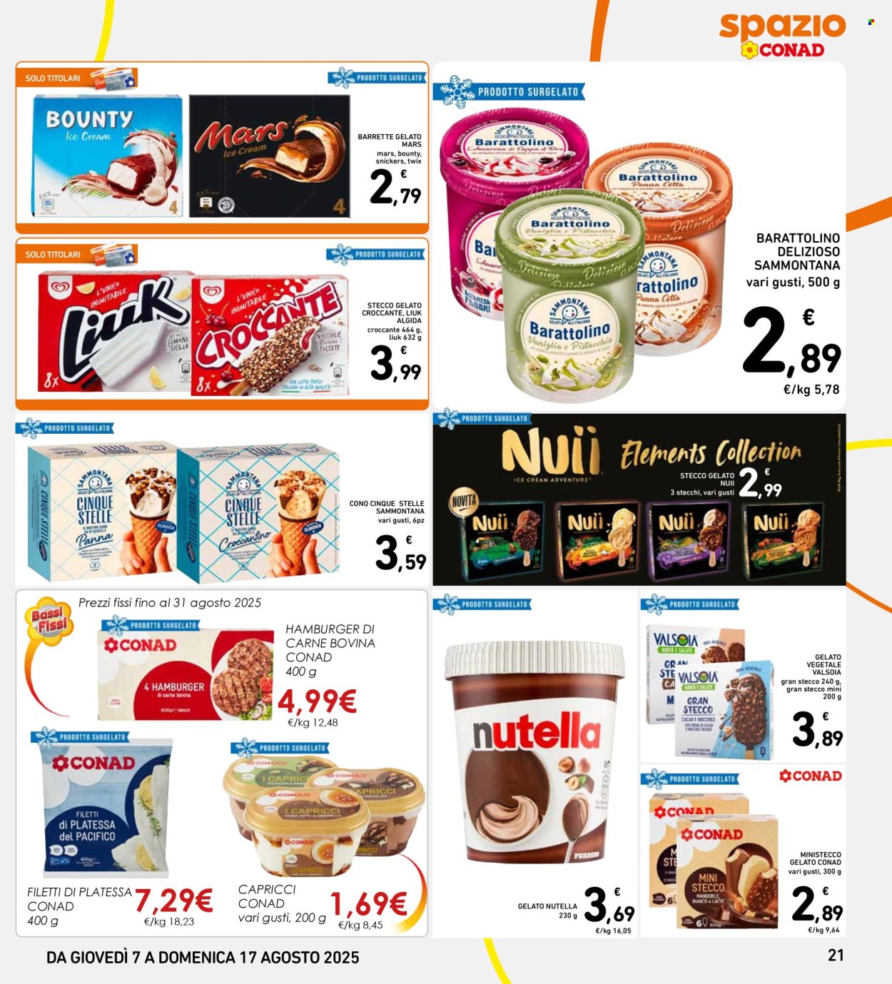 Volantino Spazio Conad - 7/8/2025 - 17/8/2025. Pagina 21