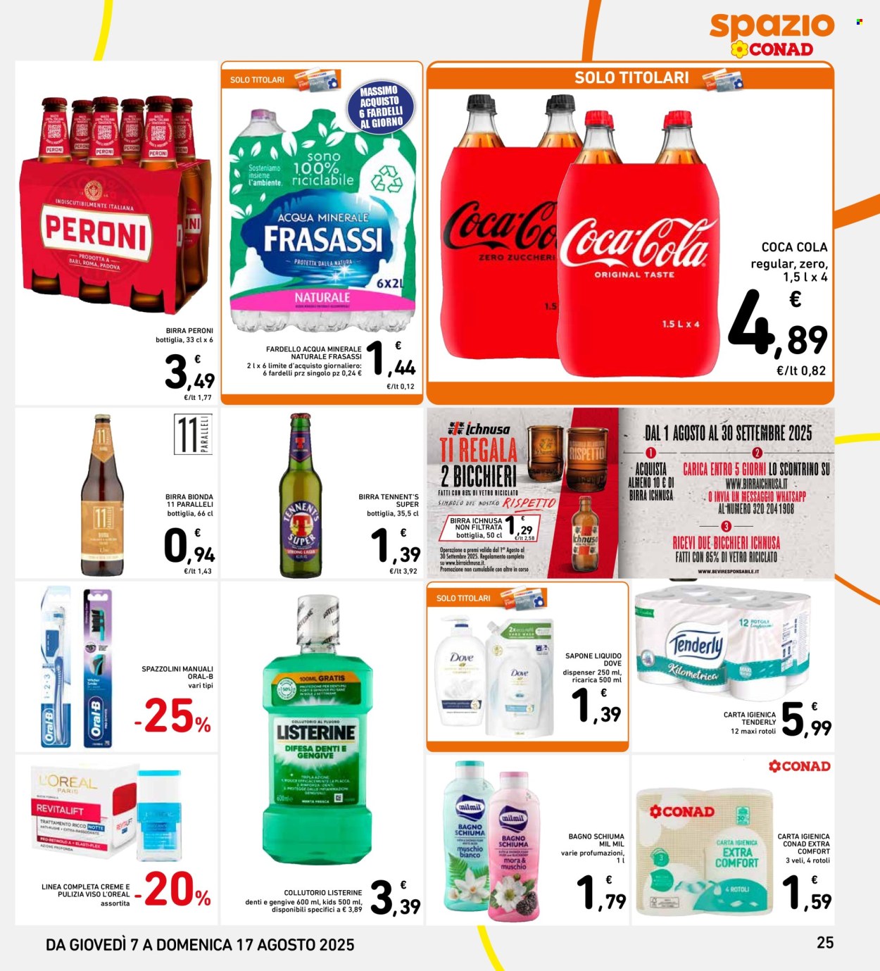 Volantino Spazio Conad - 7/8/2025 - 17/8/2025. Pagina 25