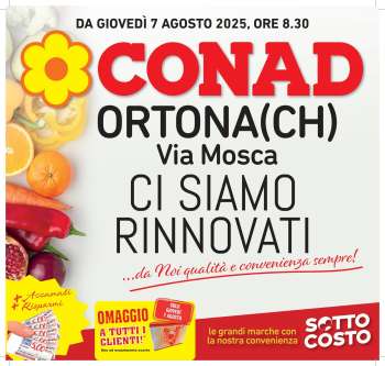 Volantino Conad - 7/8/2025 - 16/8/2025.