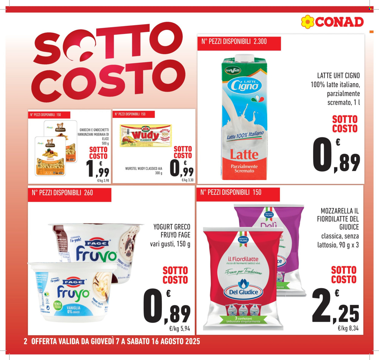 Volantino Conad - 7/8/2025 - 16/8/2025. Pagina 2
