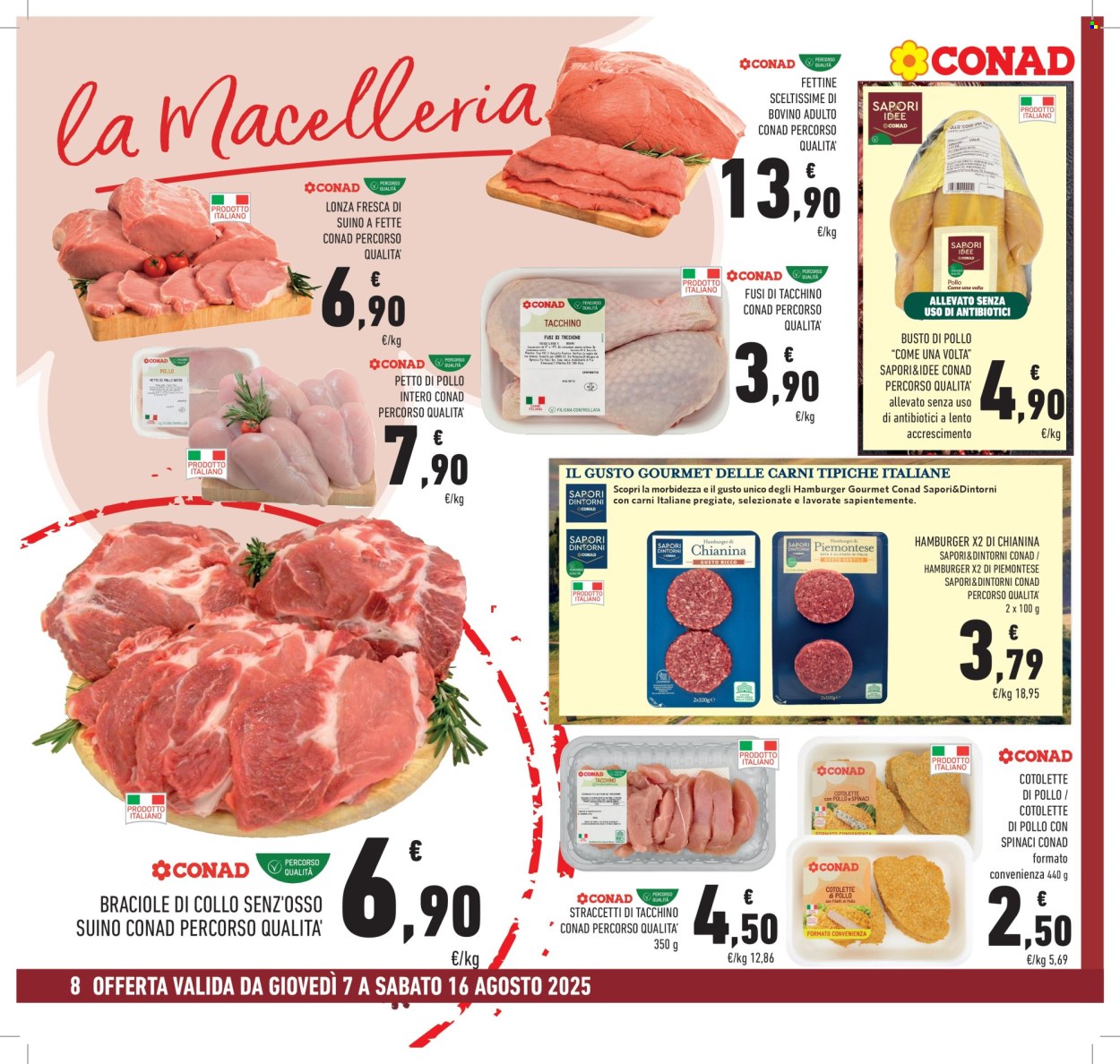 Volantino Conad - 7/8/2025 - 16/8/2025. Pagina 8