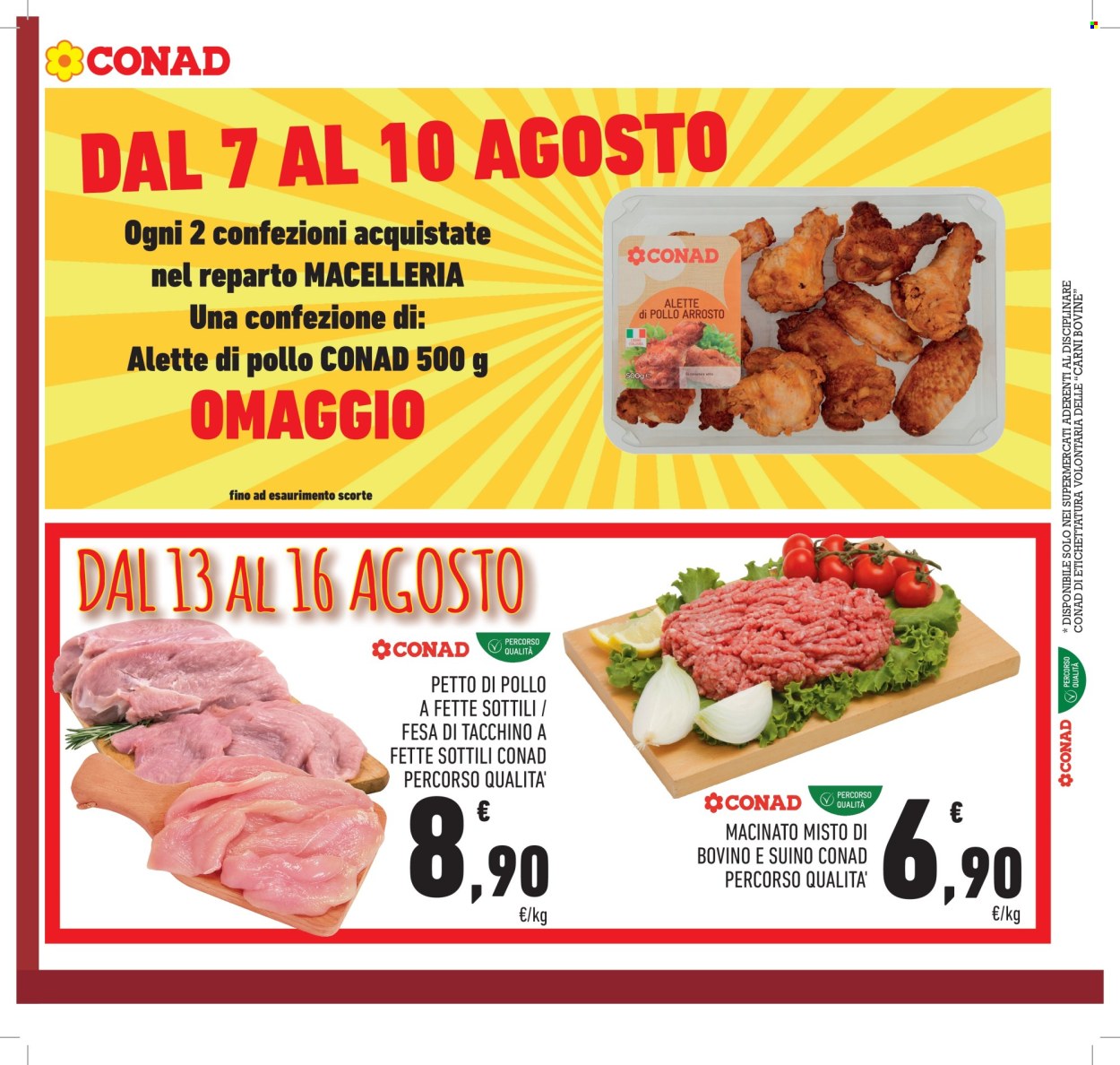 Volantino Conad - 7/8/2025 - 16/8/2025. Pagina 9