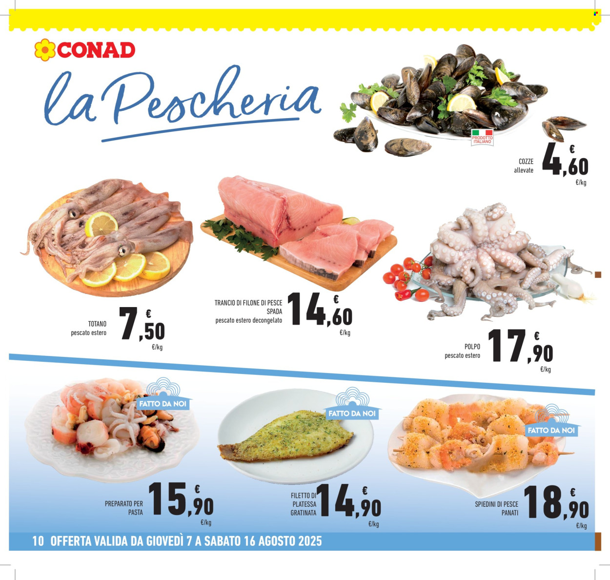 Volantino Conad - 7/8/2025 - 16/8/2025. Pagina 10