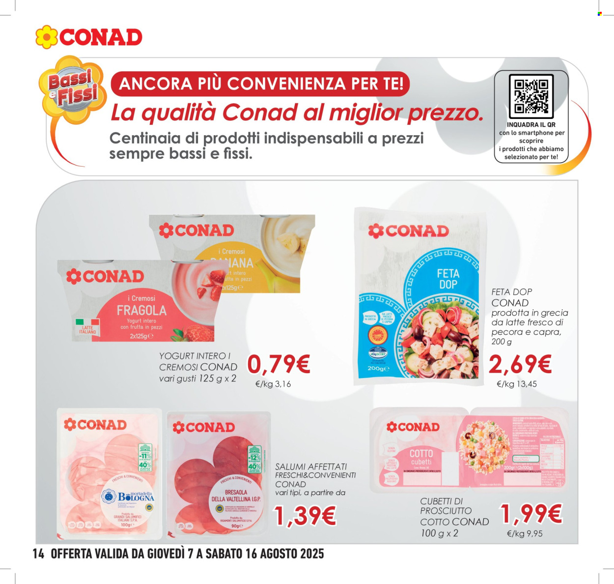 Volantino Conad - 7/8/2025 - 16/8/2025. Pagina 14