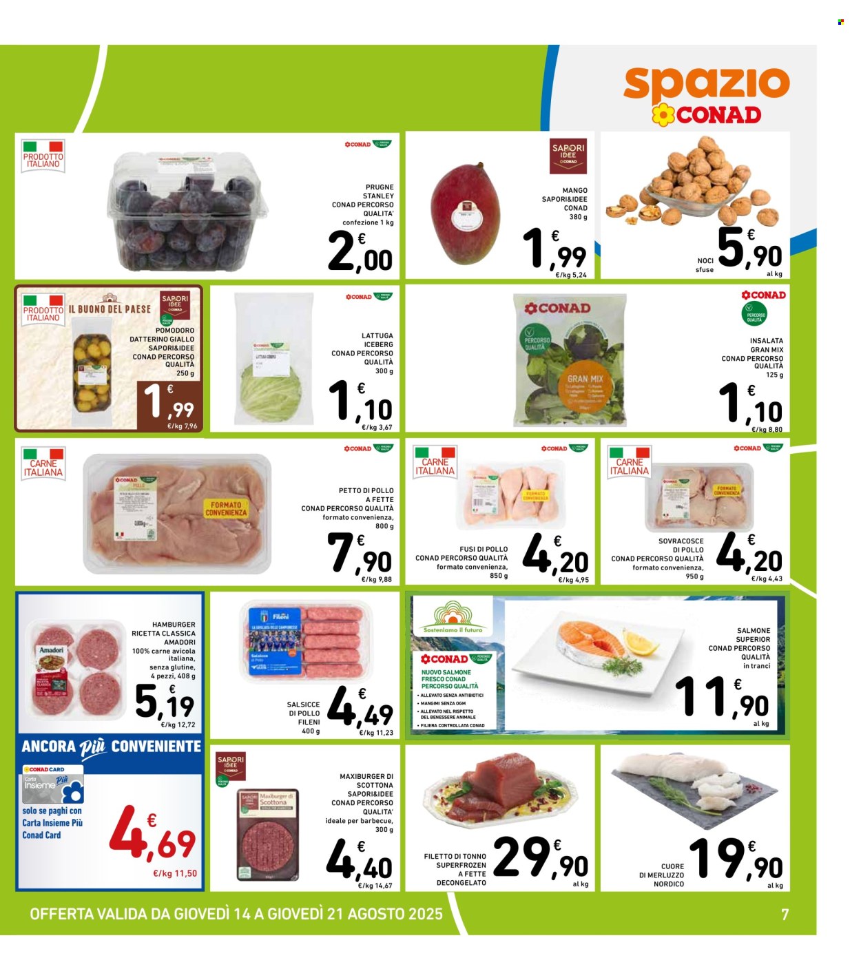 Volantino Spazio Conad - 14/8/2025 - 21/8/2025. Pagina 7