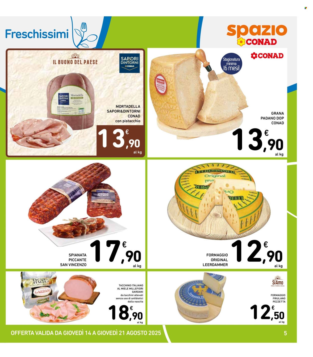 Volantino Spazio Conad - 14/8/2025 - 21/8/2025. Pagina 5